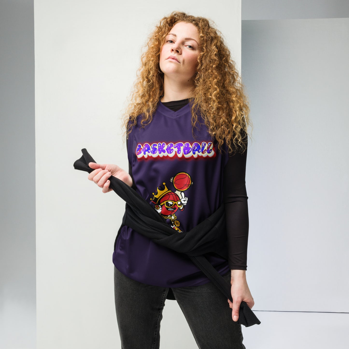 SUPA Recycled unisex basketball jersey