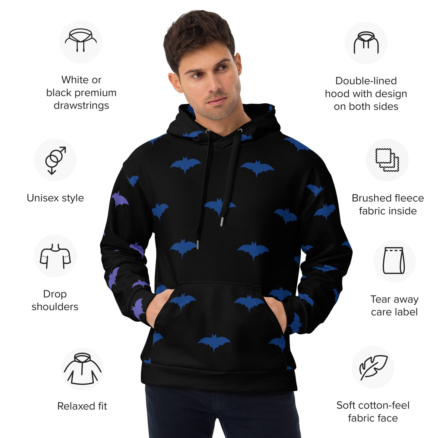 supa bat Unisex Hoodie