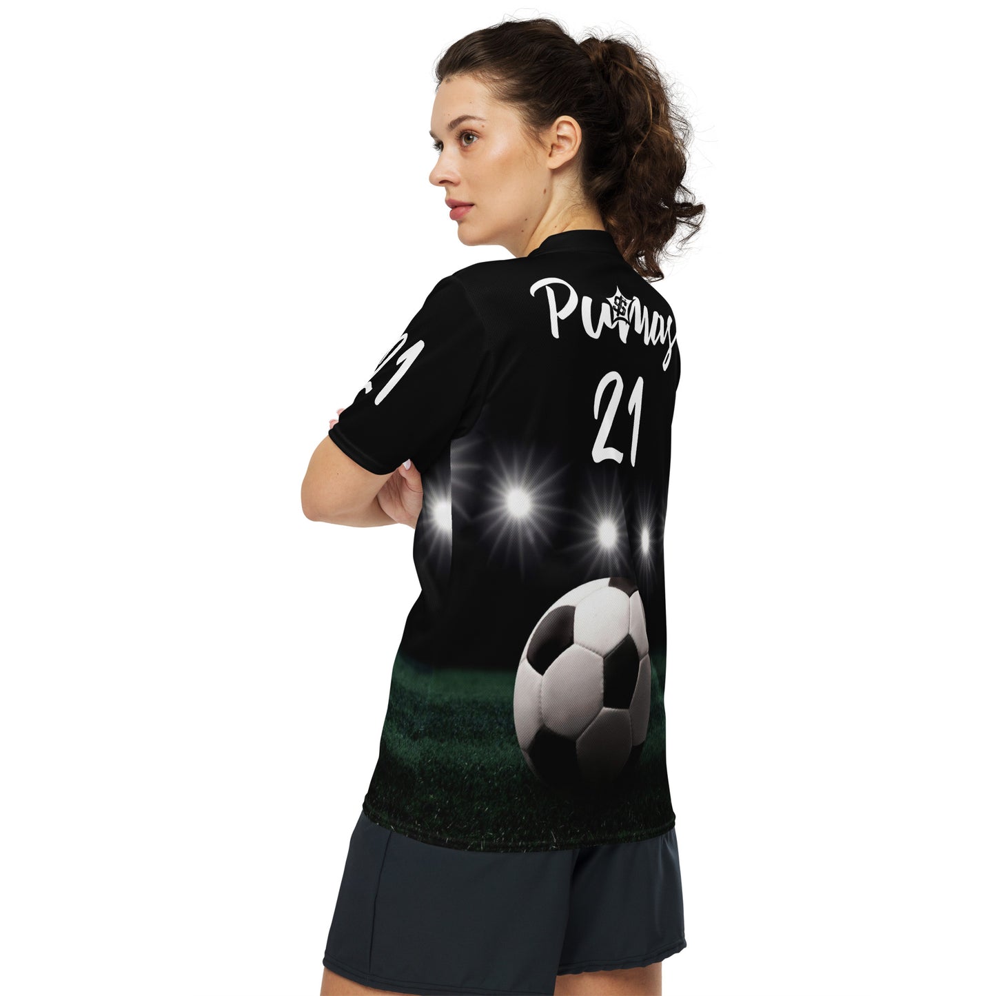 SUPA SOCCA Recycled unisex sports jersey