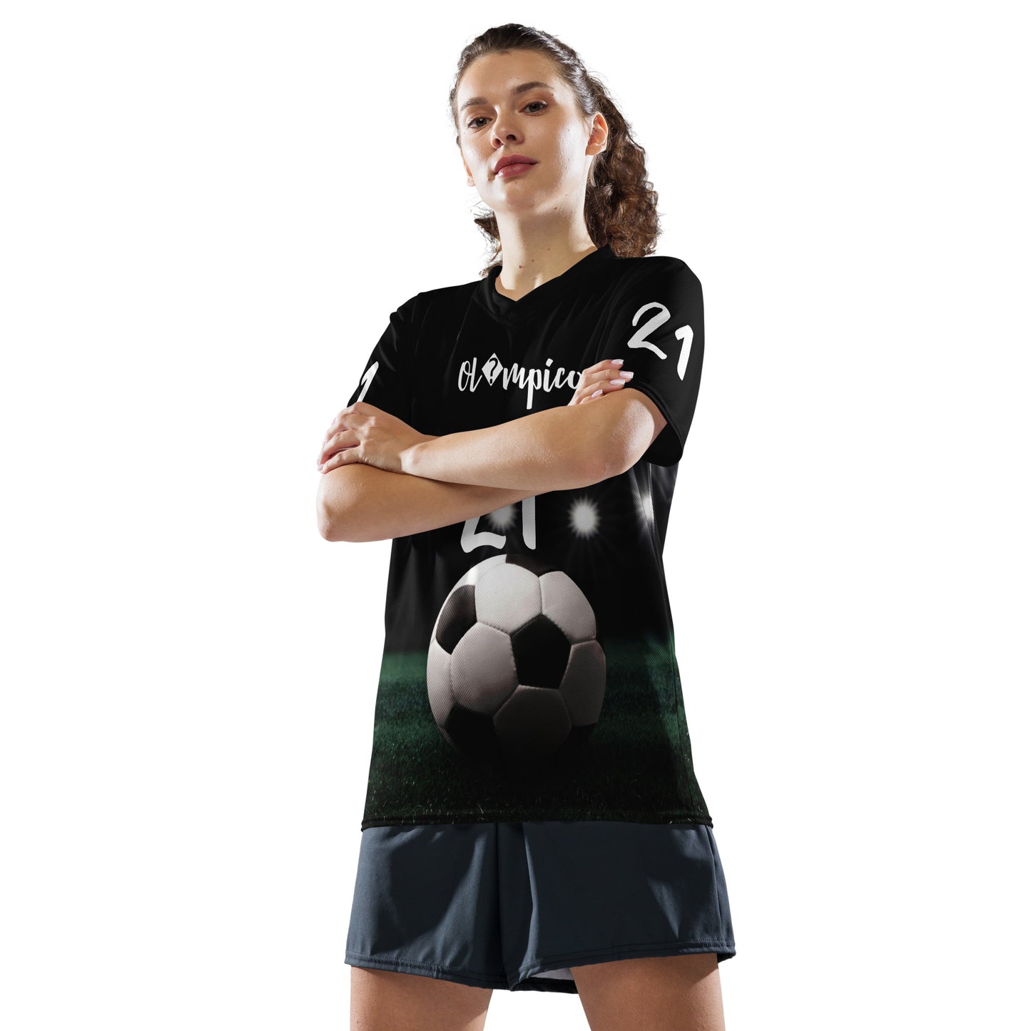 SUPA SOCCA Recycled unisex sports jersey