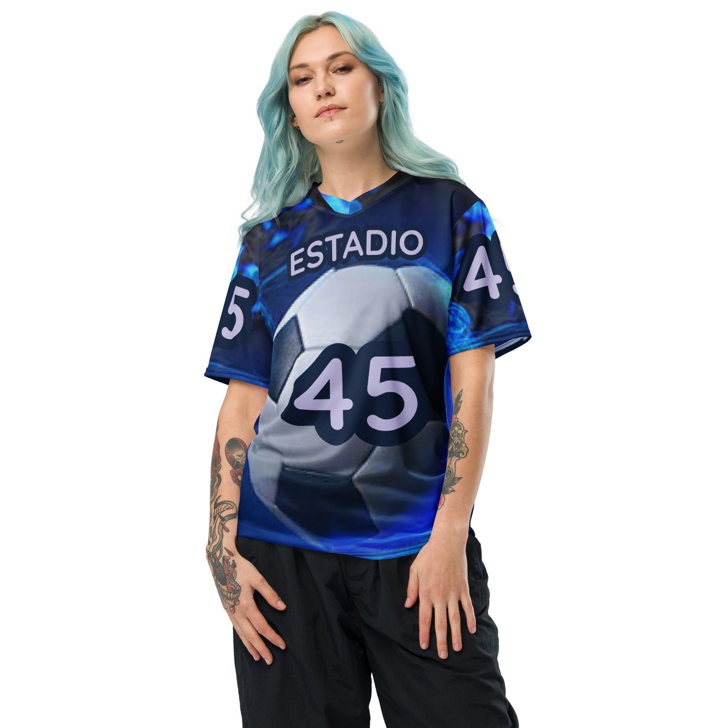 supa soccer Recycled unisex sports jersey