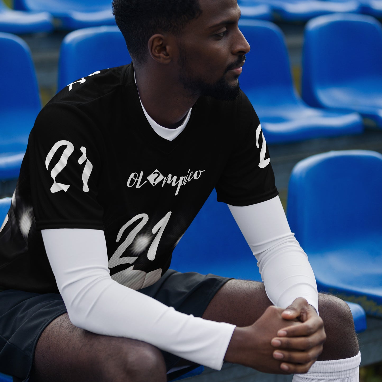 SUPA SOCCA Recycled unisex sports jersey