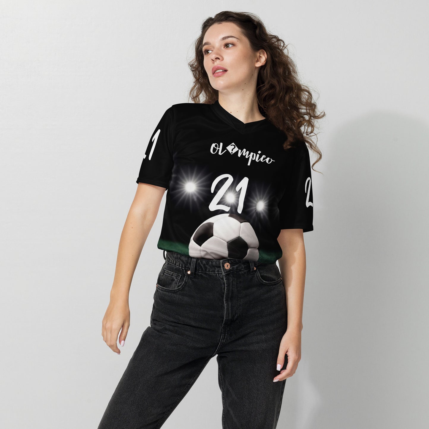 SUPA SOCCA Recycled unisex sports jersey
