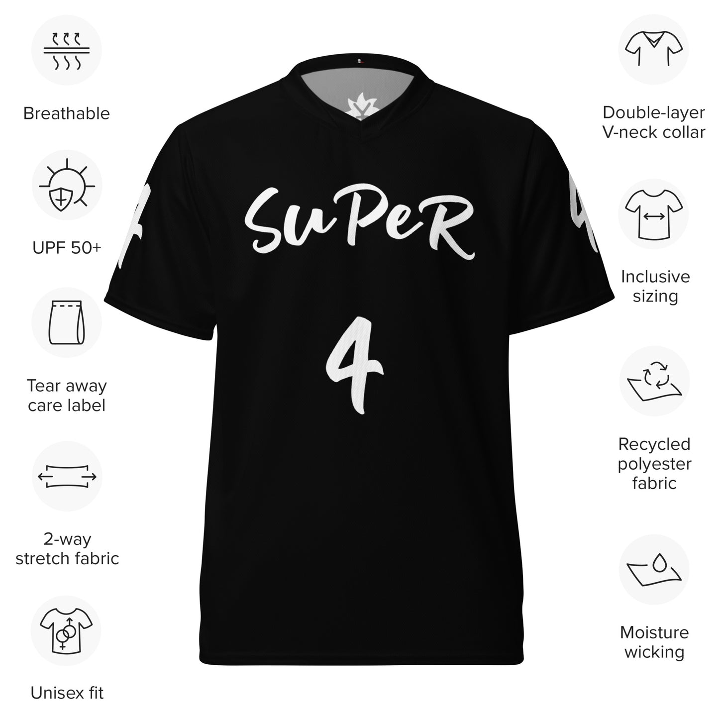SUPA Recycled unisex sports jersey