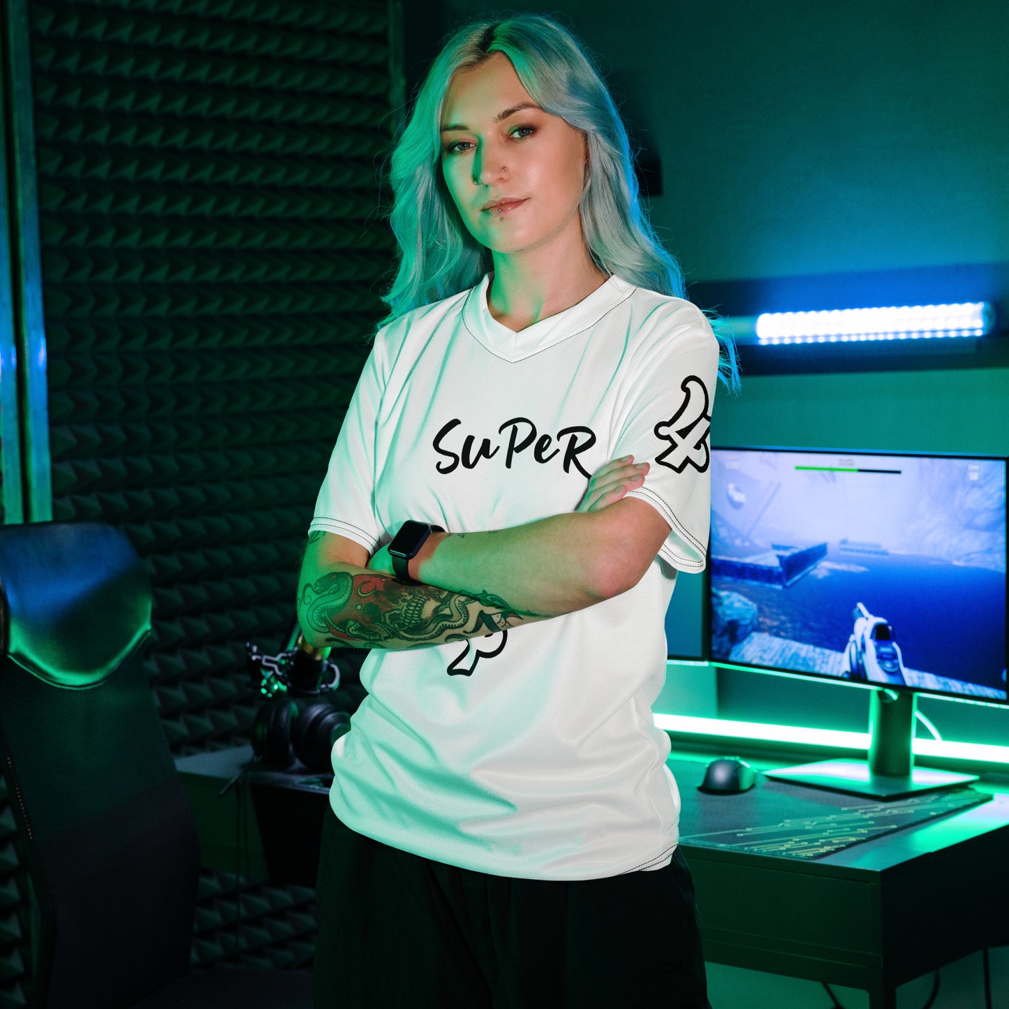 SUPA Recycled unisex sports jersey