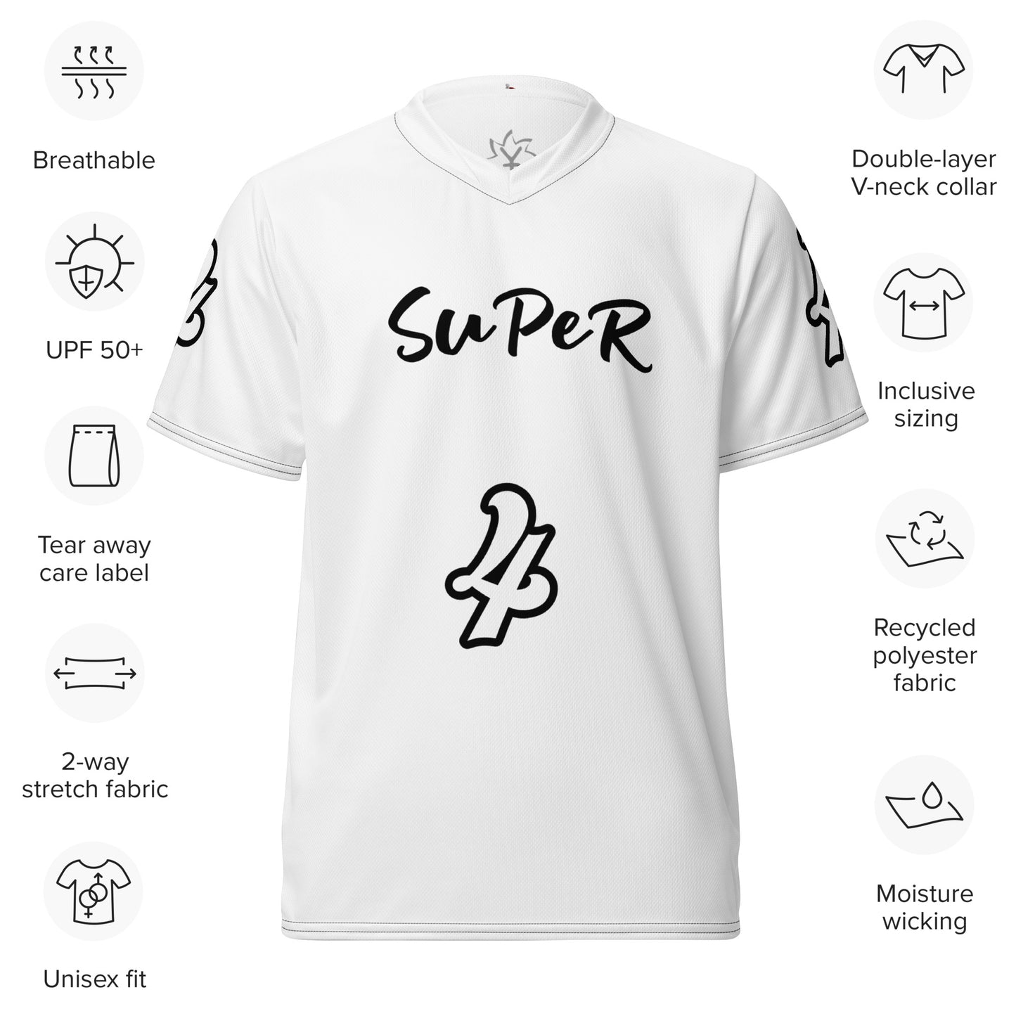 SUPA Recycled unisex sports jersey