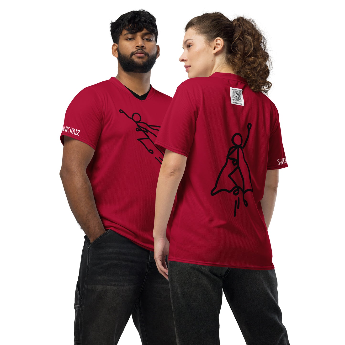 SUPA Recycled unisex sports jersey