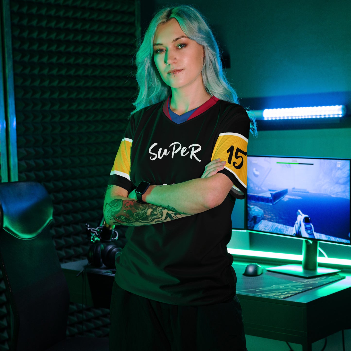 SUPA Recycled unisex sports jersey