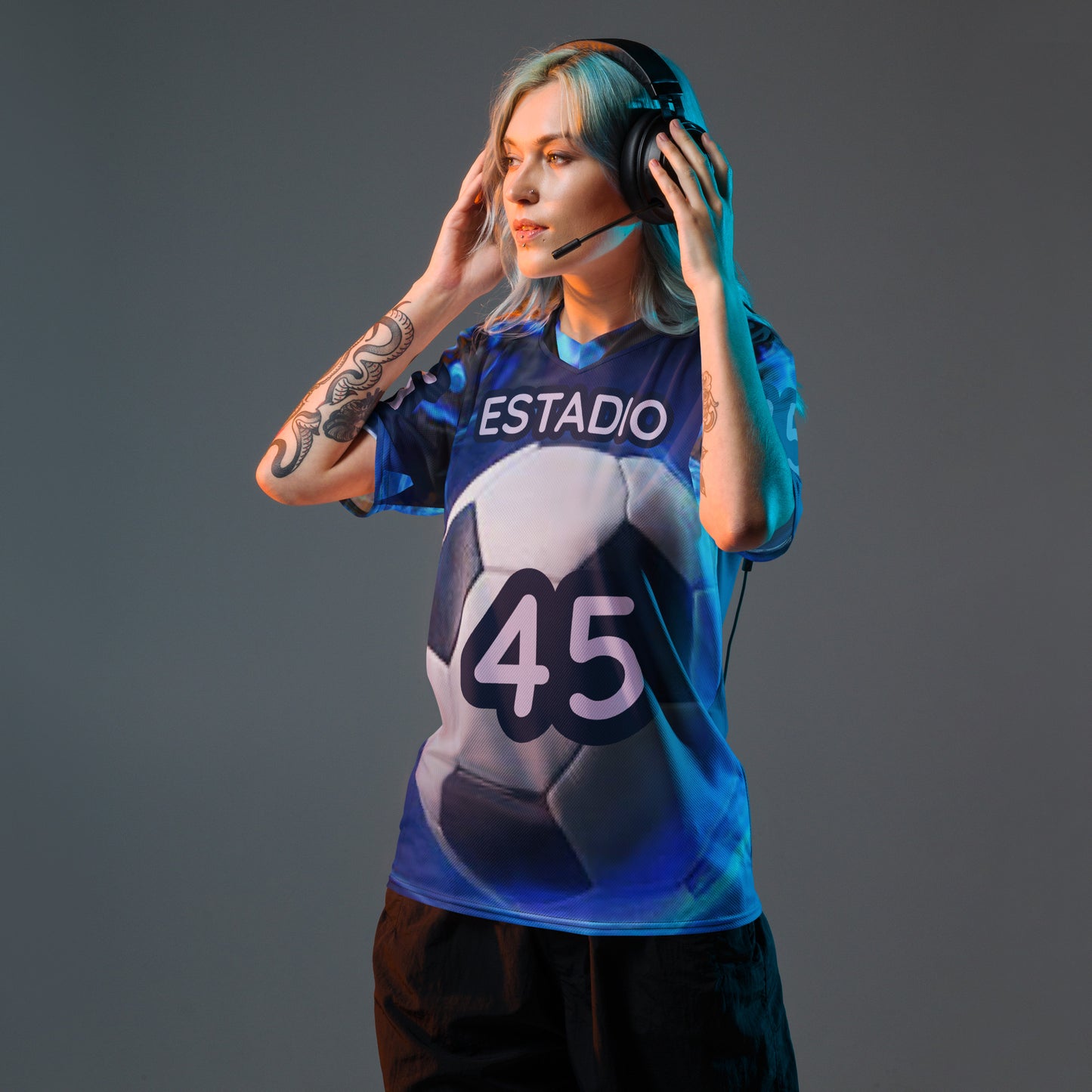 supa soccer Recycled unisex sports jersey