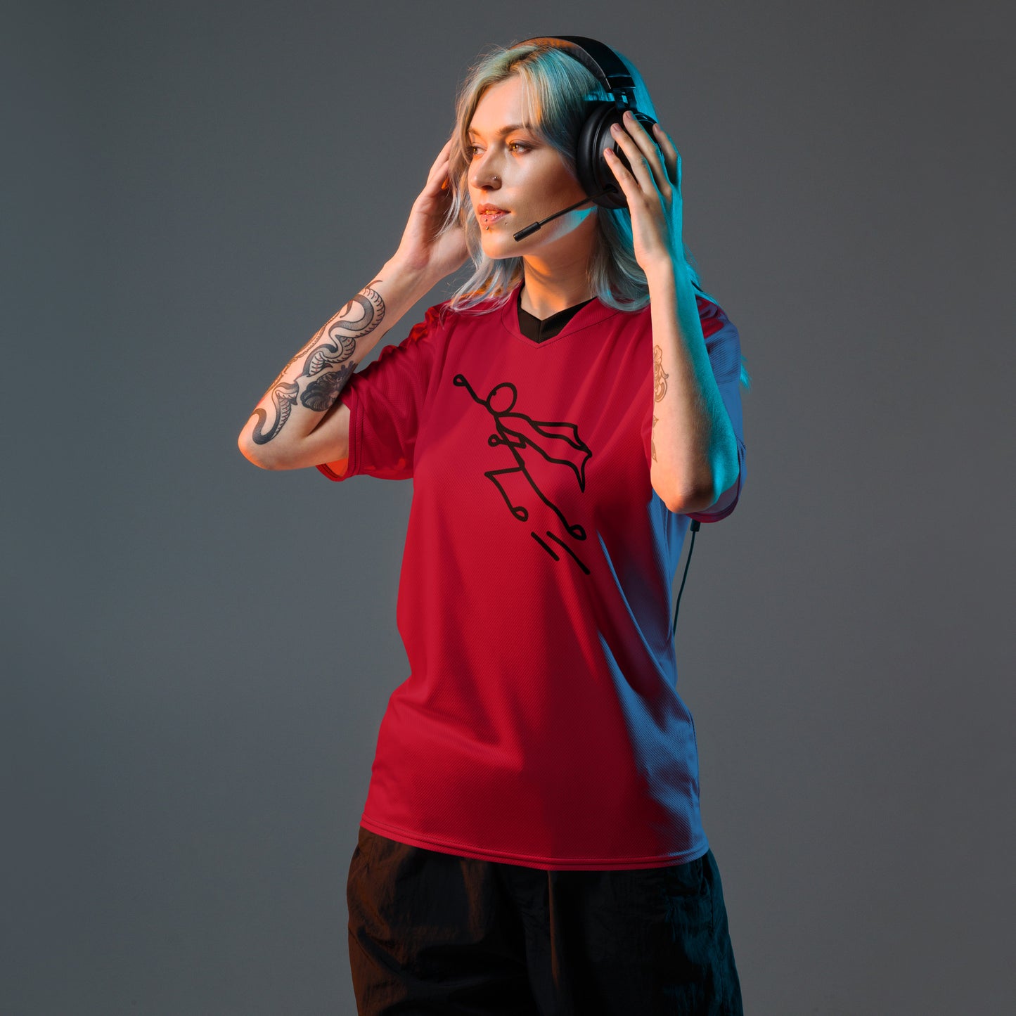 SUPA Recycled unisex sports jersey