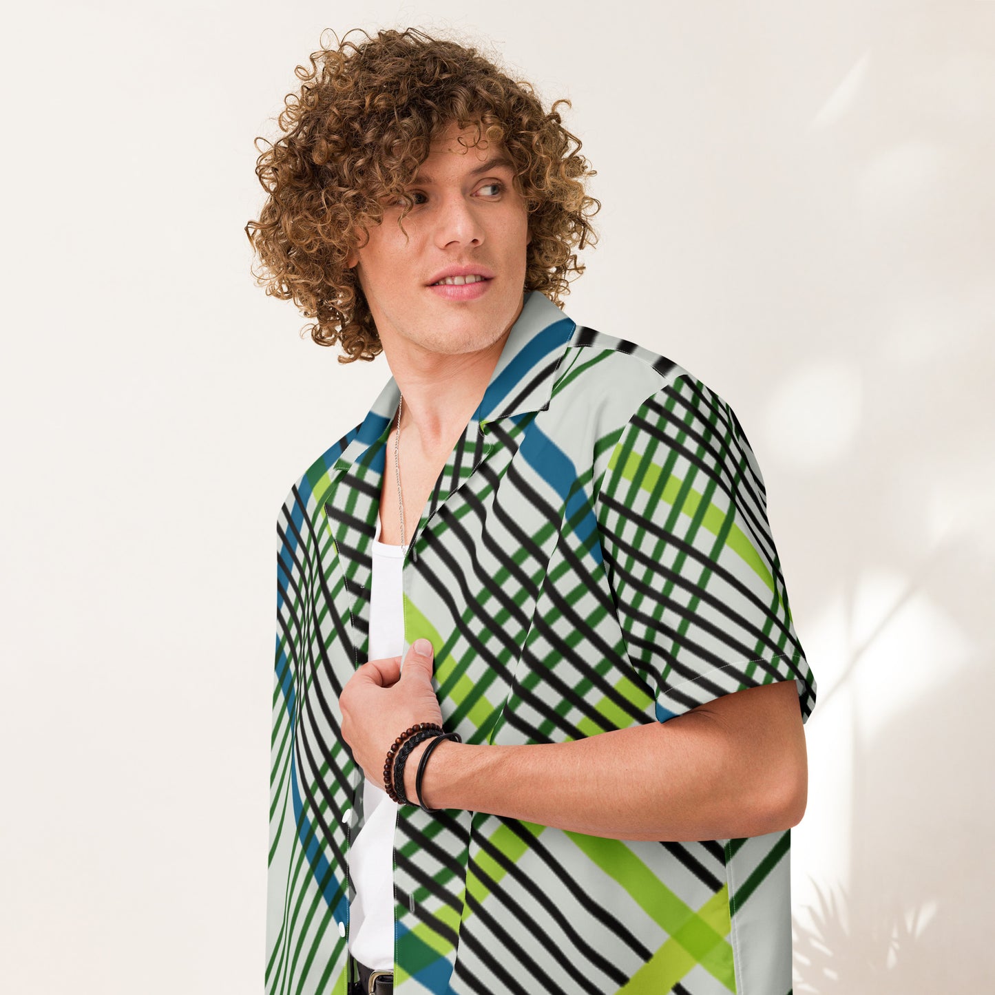 SUPADRESSIE Unisex button shirt