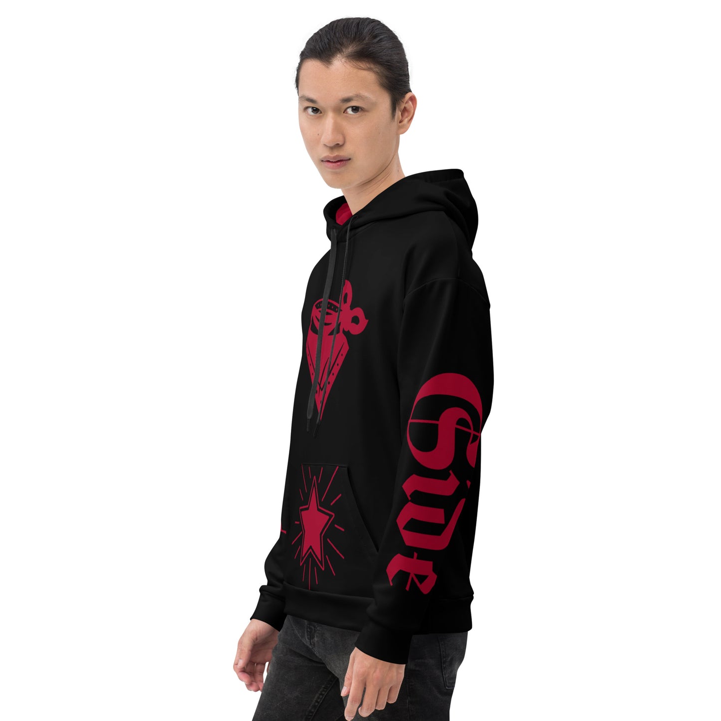 supa red Unisex Hoodie