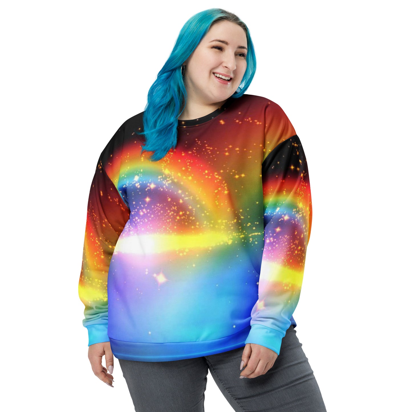 SUPA RAINBOW Unisex Sweatshirt