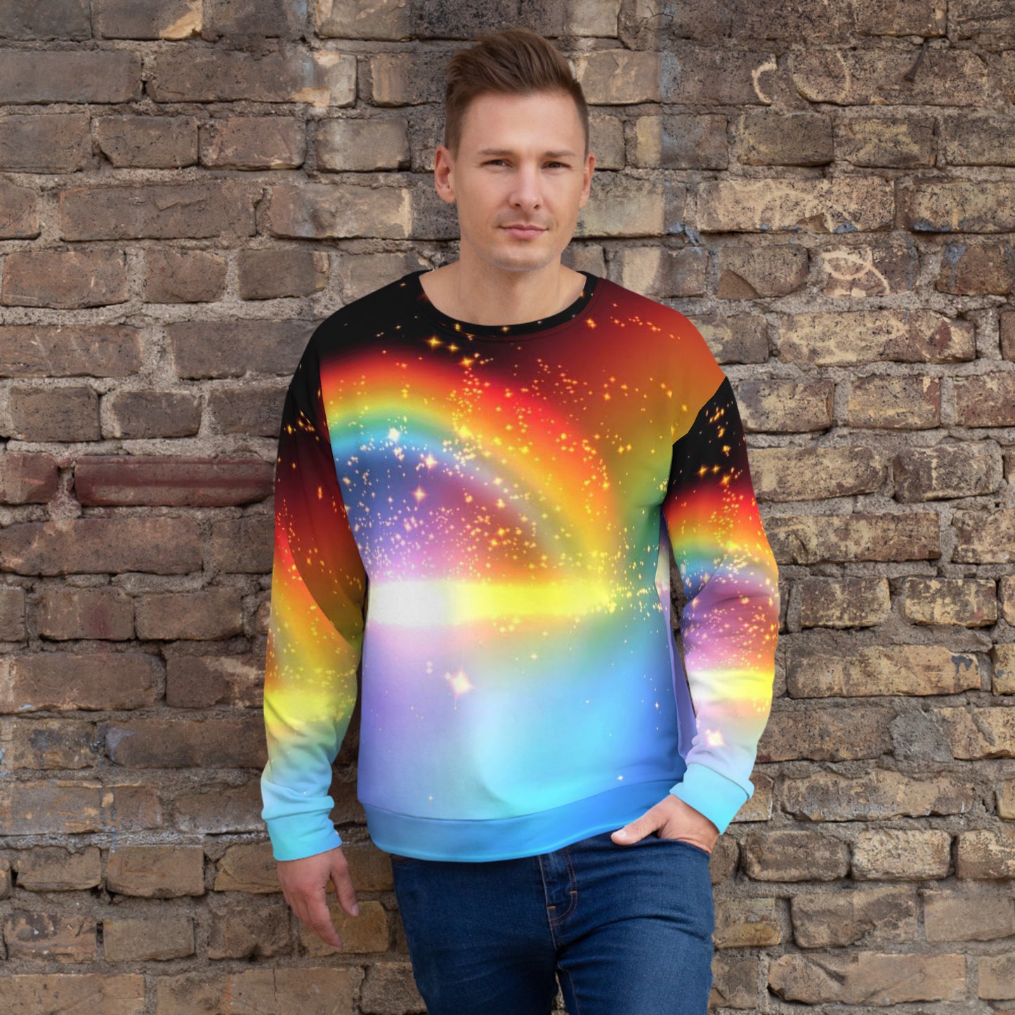 SUPA RAINBOW Unisex Sweatshirt