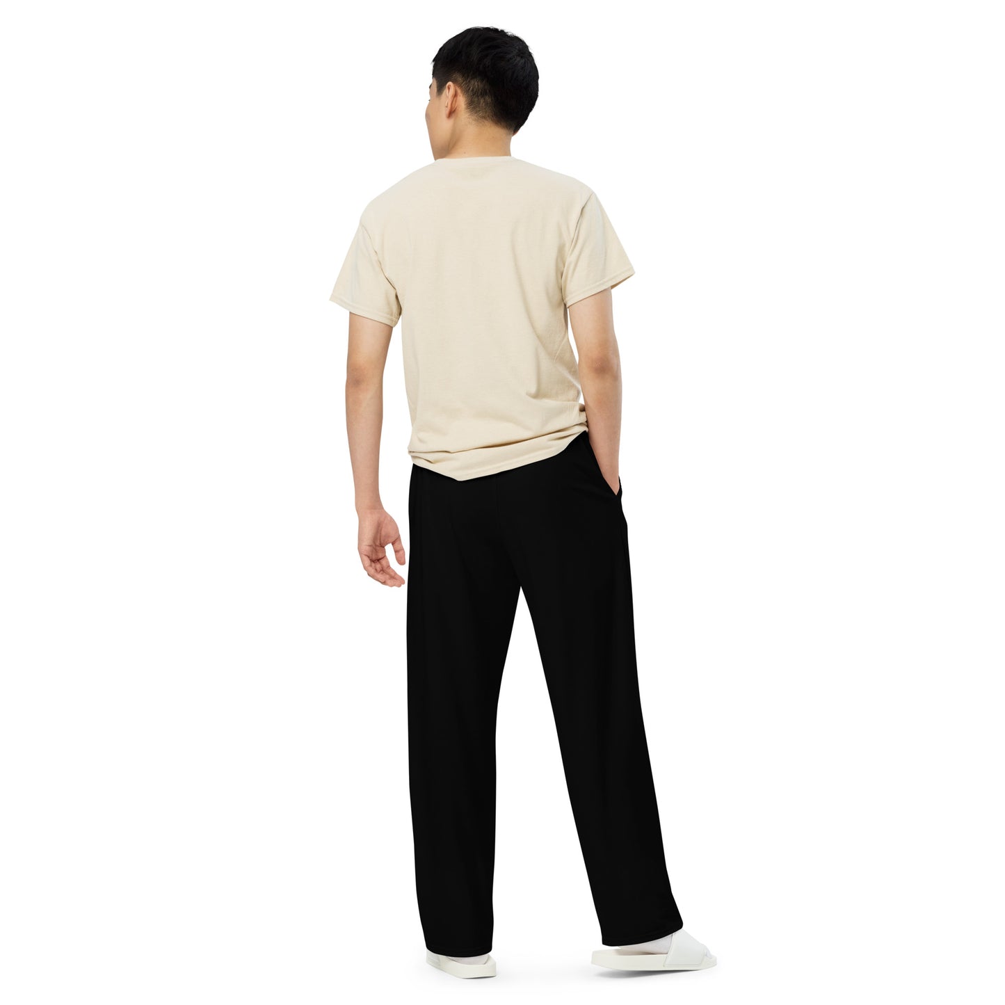 da league PURPLE--==ALL--over print unisex wide-leg pants