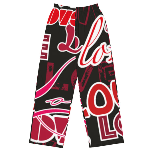 supa All-over print unisex wide-leg pants