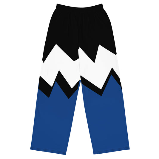 da league  All-over print unisex wide-leg pants