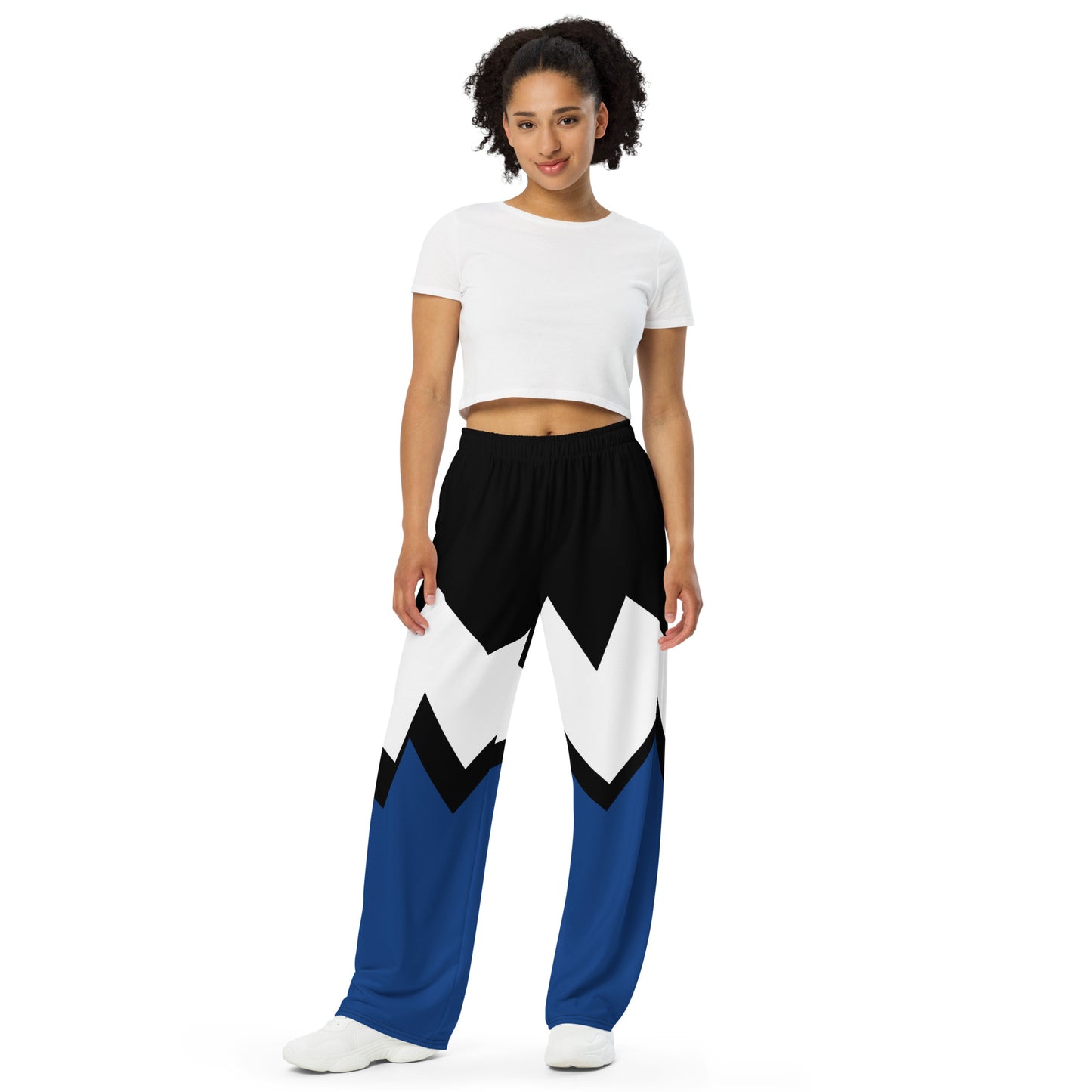 da league  All-over print unisex wide-leg pants