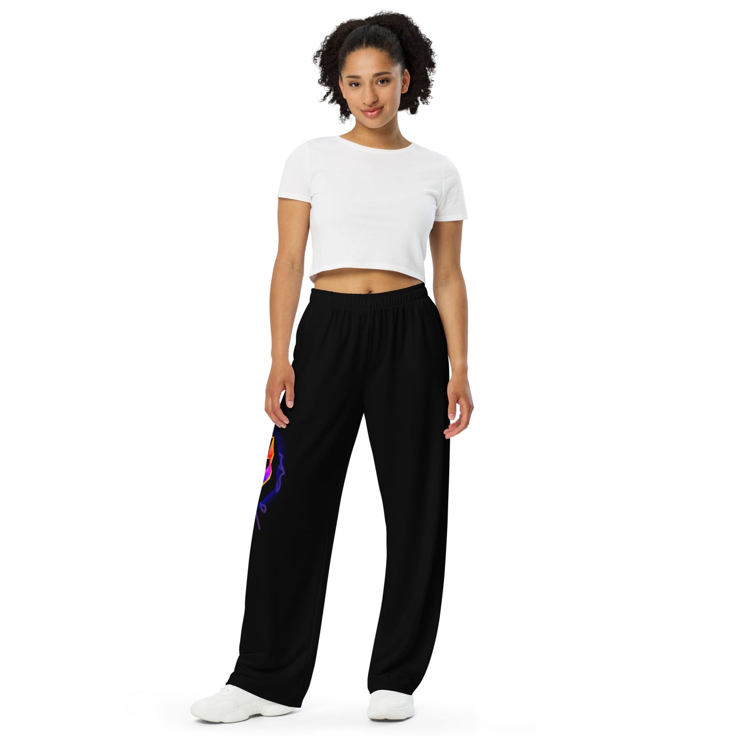 SUPARAINBOWAll-over print unisex wide-leg pants