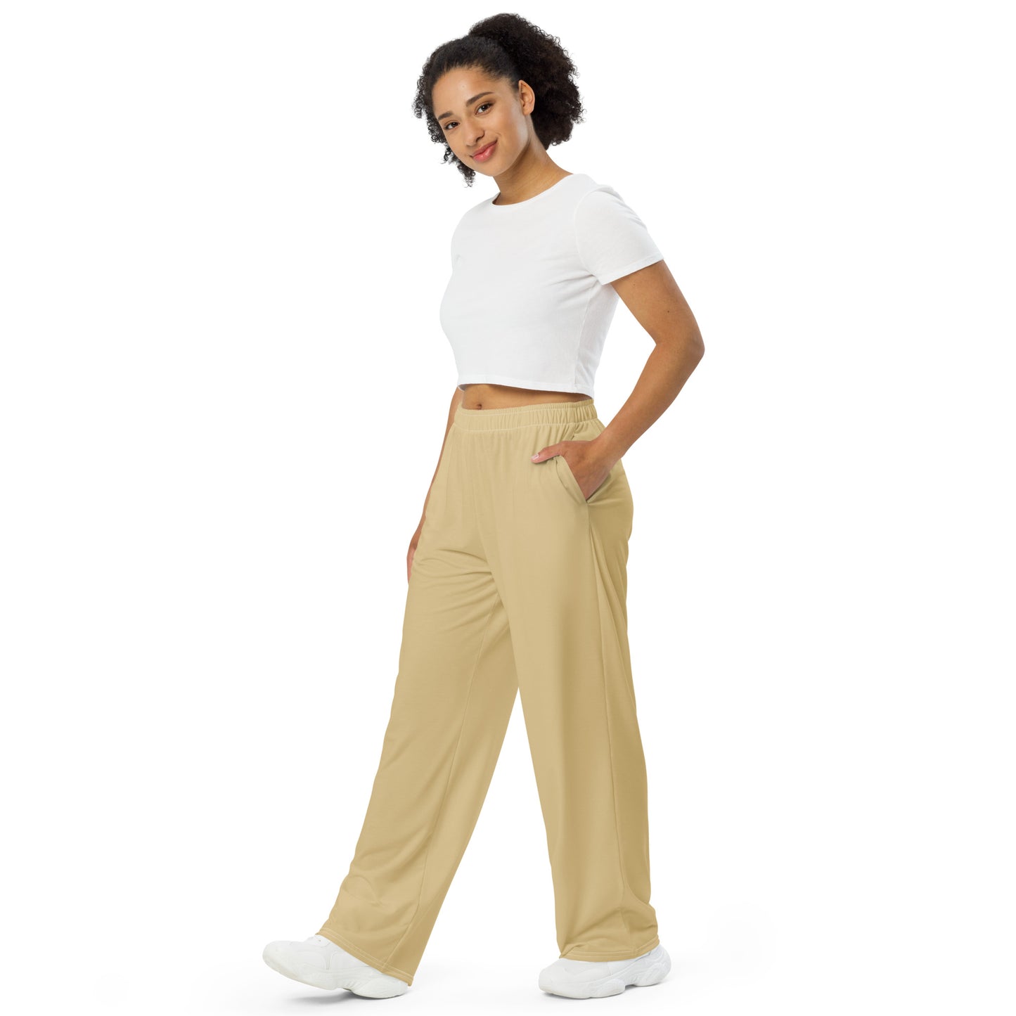 Voyea All-over print unisex wide-leg pants