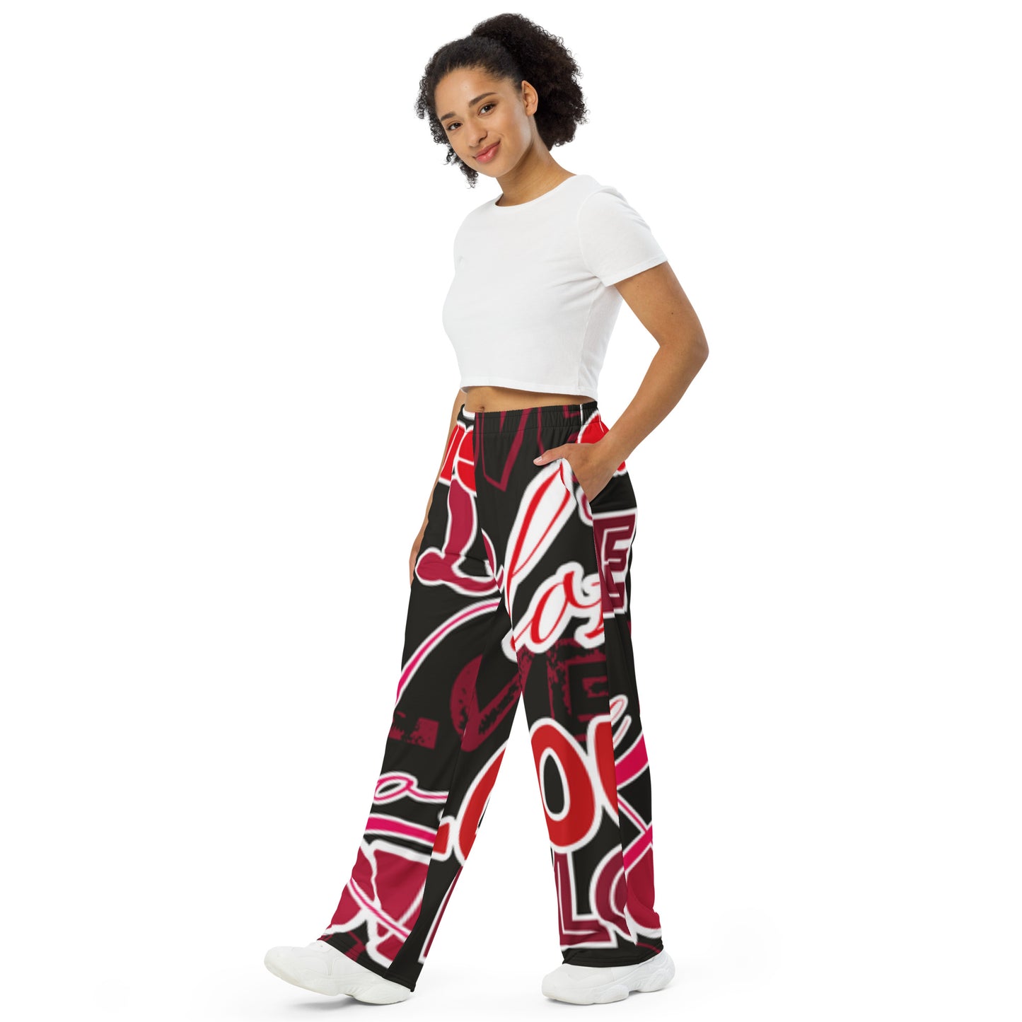 supa All-over print unisex wide-leg pants