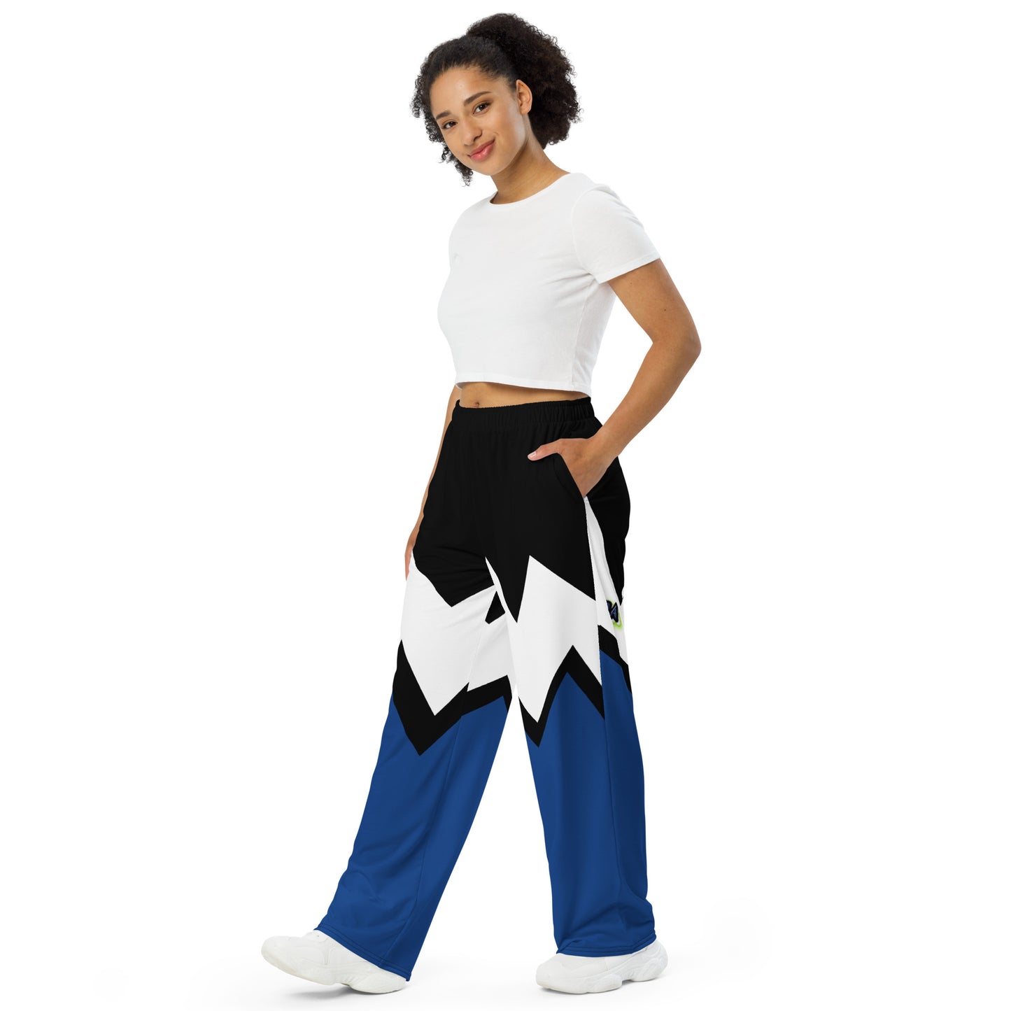 da league  All-over print unisex wide-leg pants
