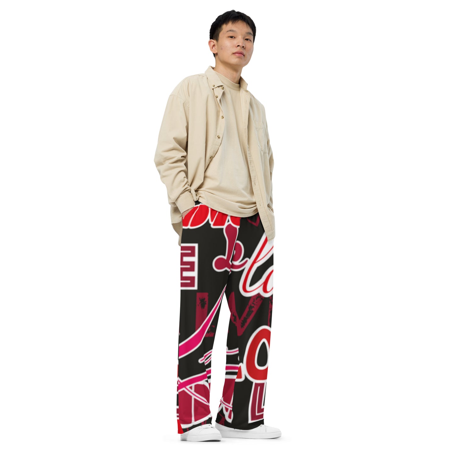 supa All-over print unisex wide-leg pants