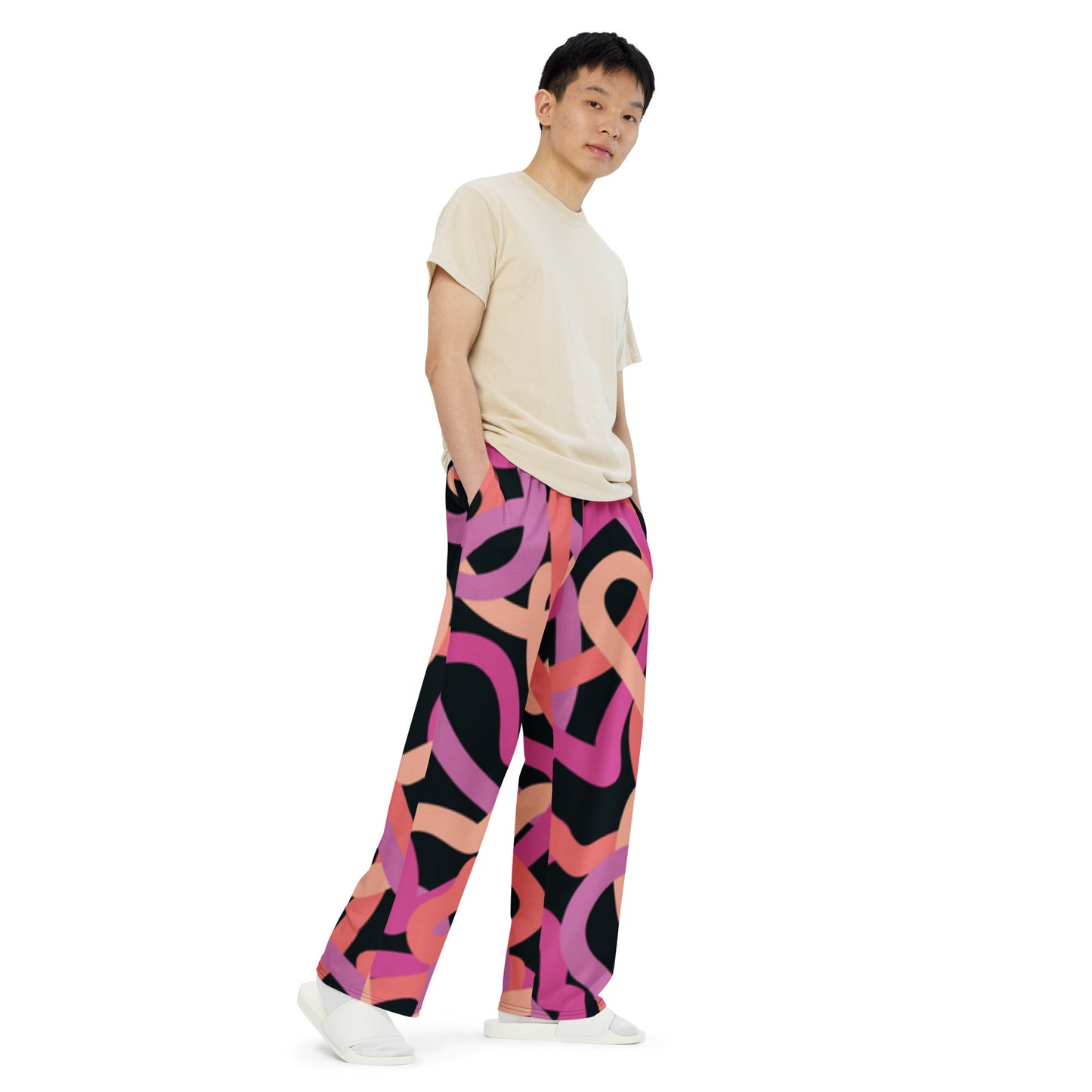 supa All-over print unisex wide-leg pants