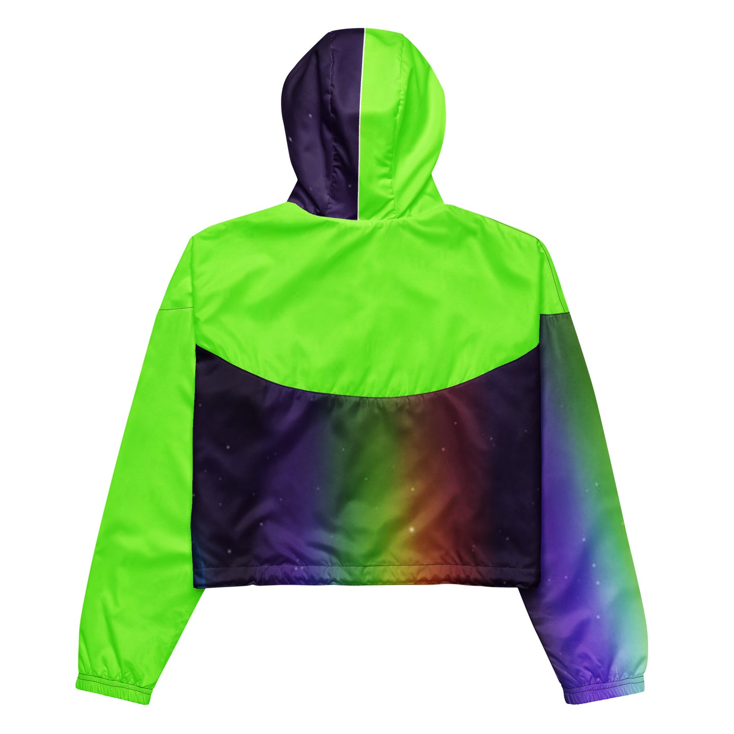 SUPA RAINBOW Women’s cropped windbreaker