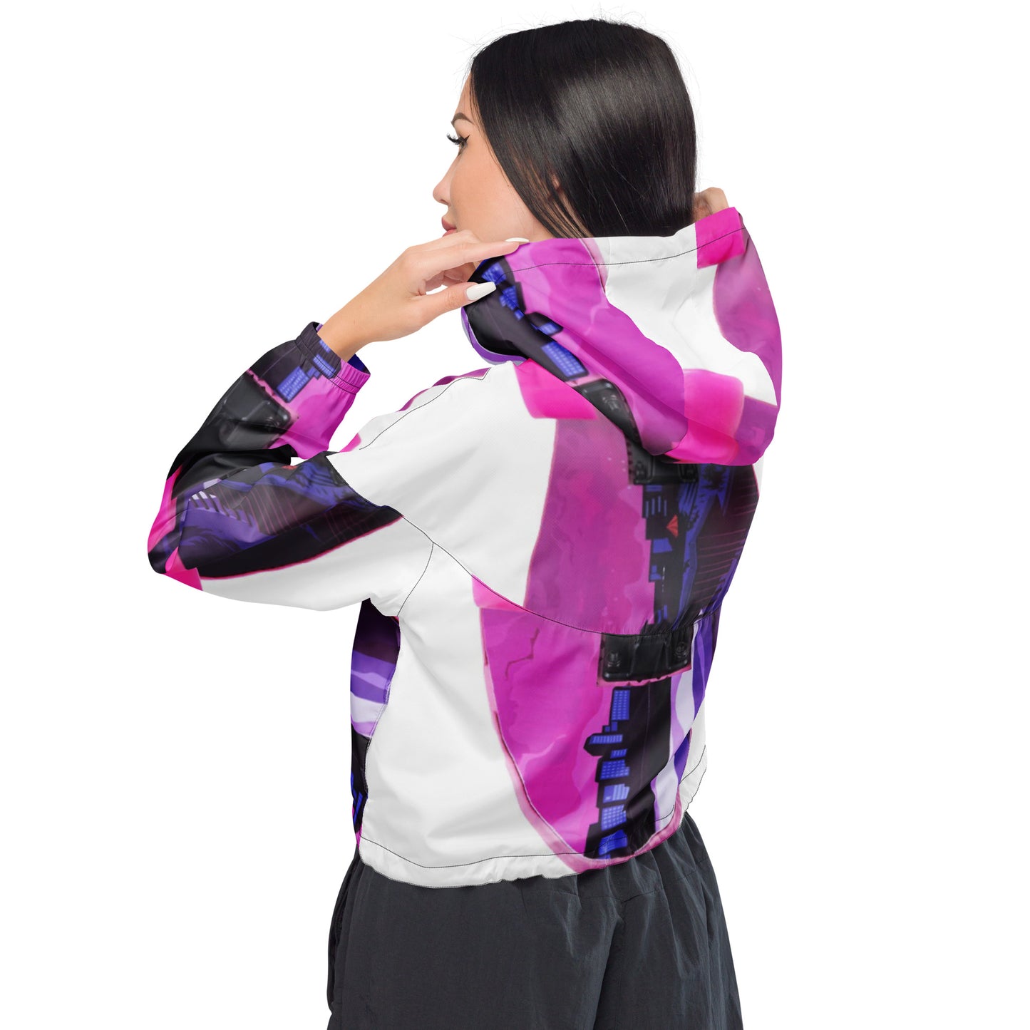 SUPA Women’s cropped windbreaker