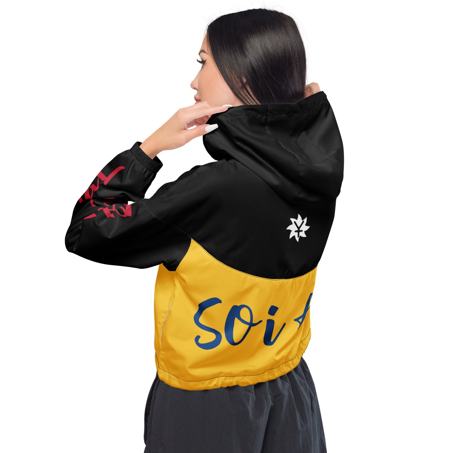 SUPA Women’s cropped windbreaker