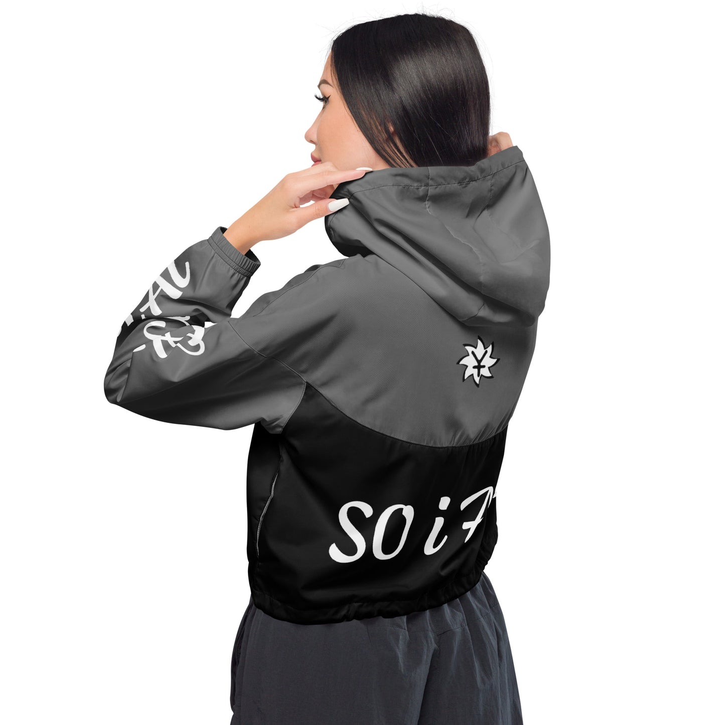 SUPA Women’s cropped windbreaker