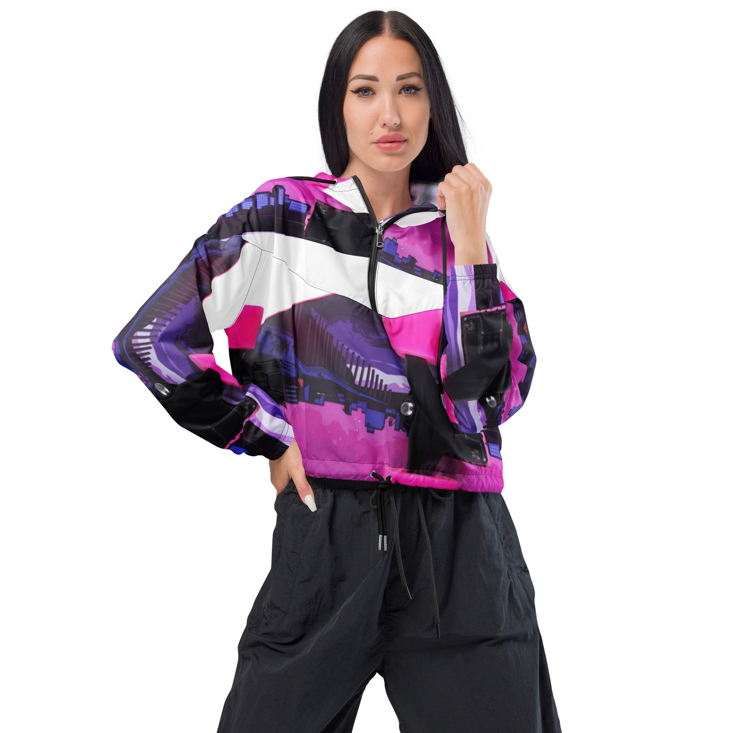 SUPA Women’s cropped windbreaker