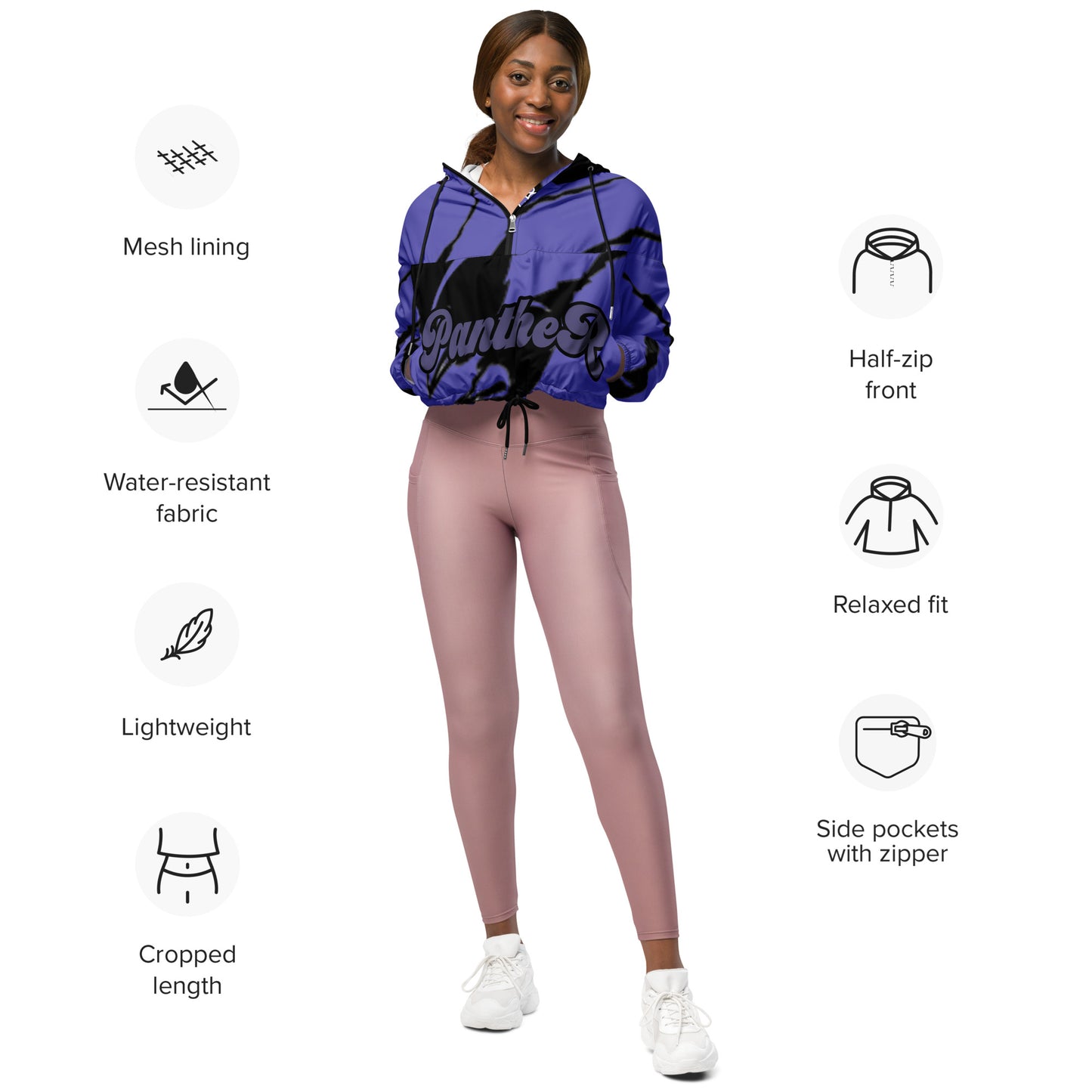 SUPA Women’s cropped windbreaker