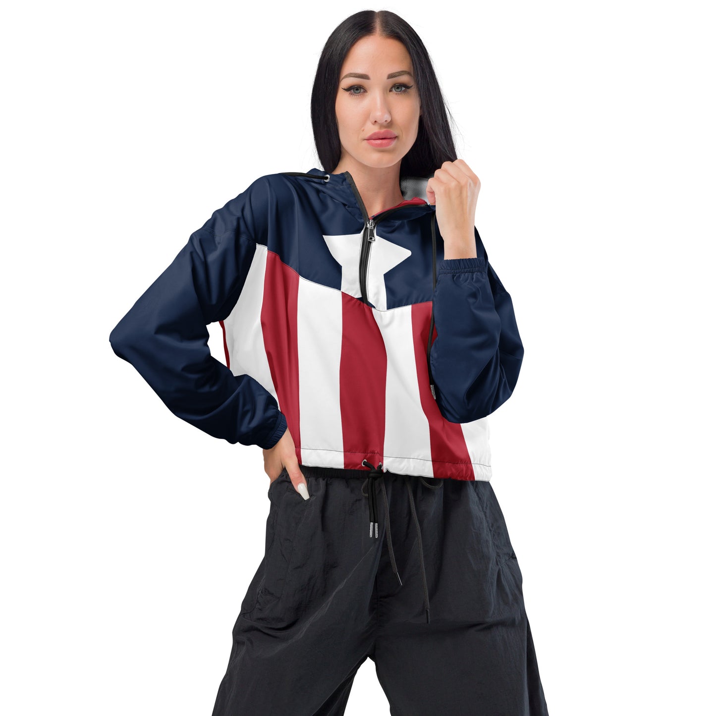 SUPA Women’s cropped windbreaker