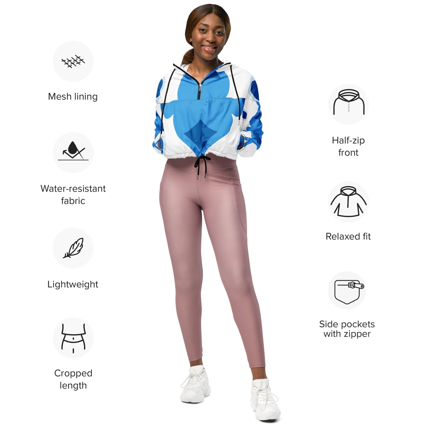 supa Women’s cropped windbreaker