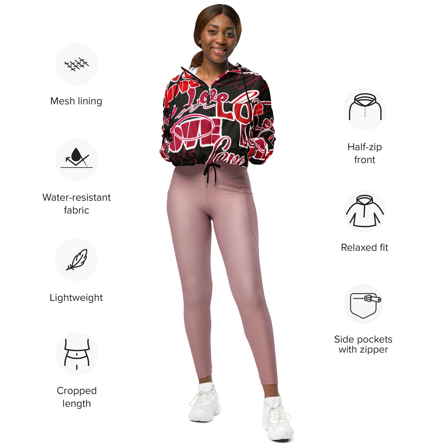 supa Women’s cropped windbreaker