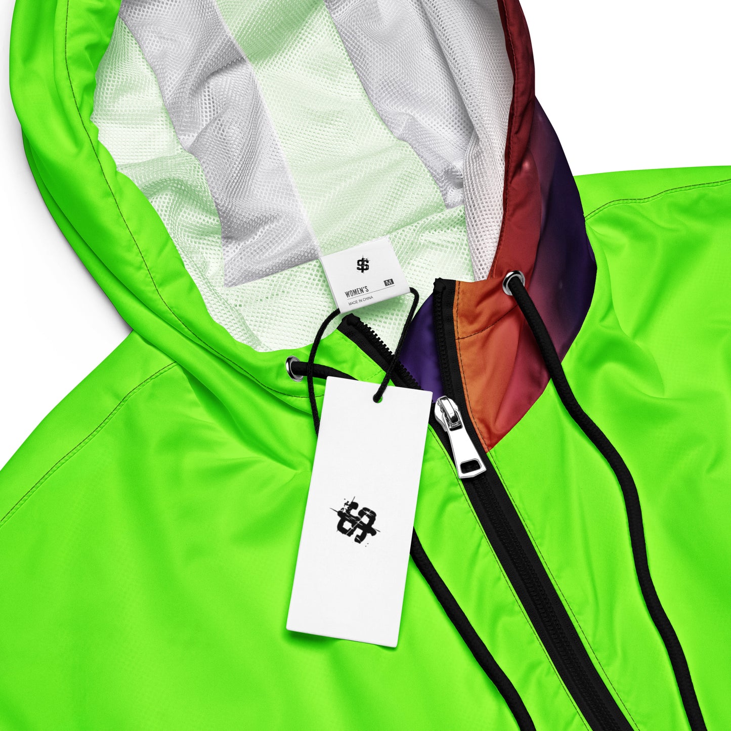 SUPA RAINBOW Women’s cropped windbreaker