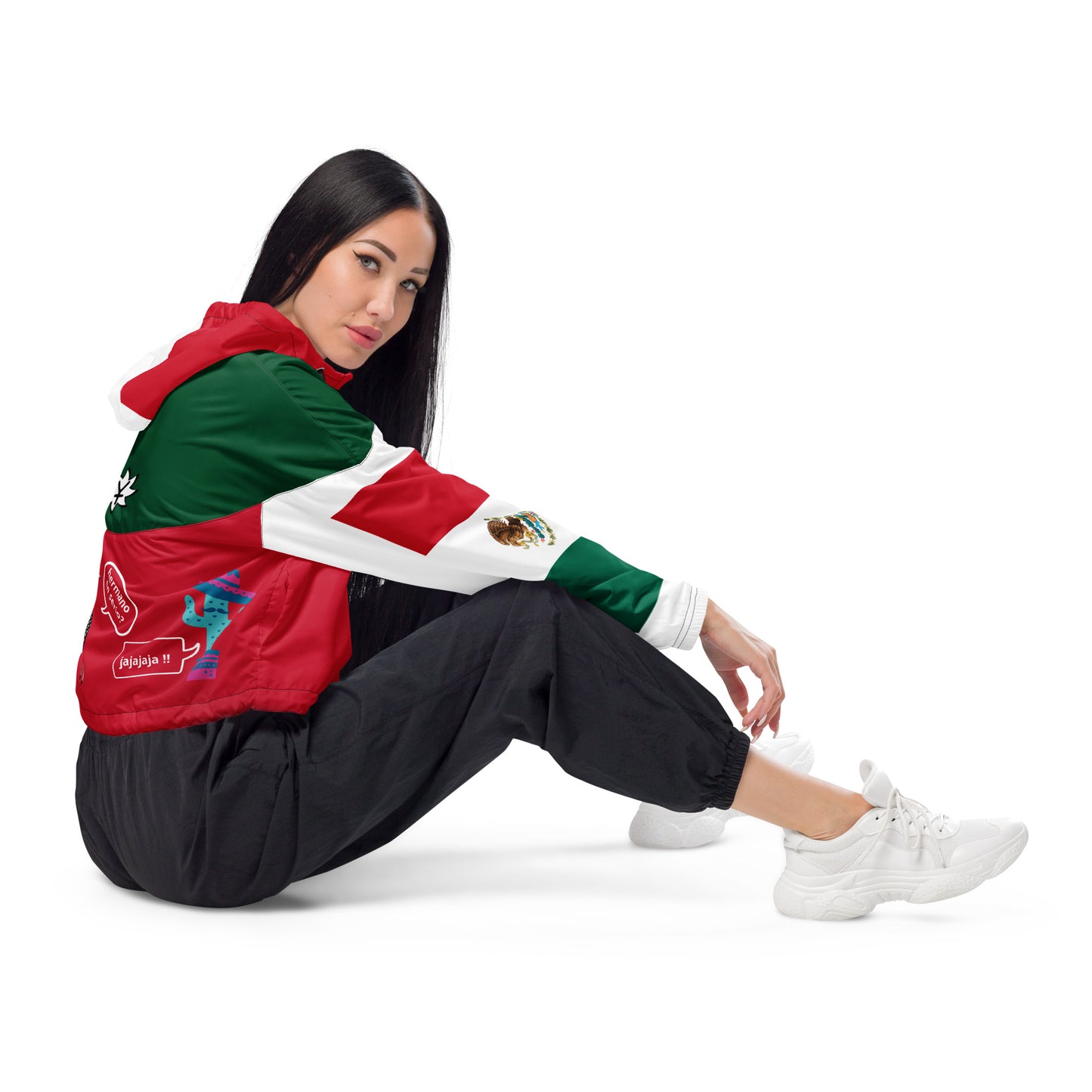 SUPA Women’s cropped windbreaker