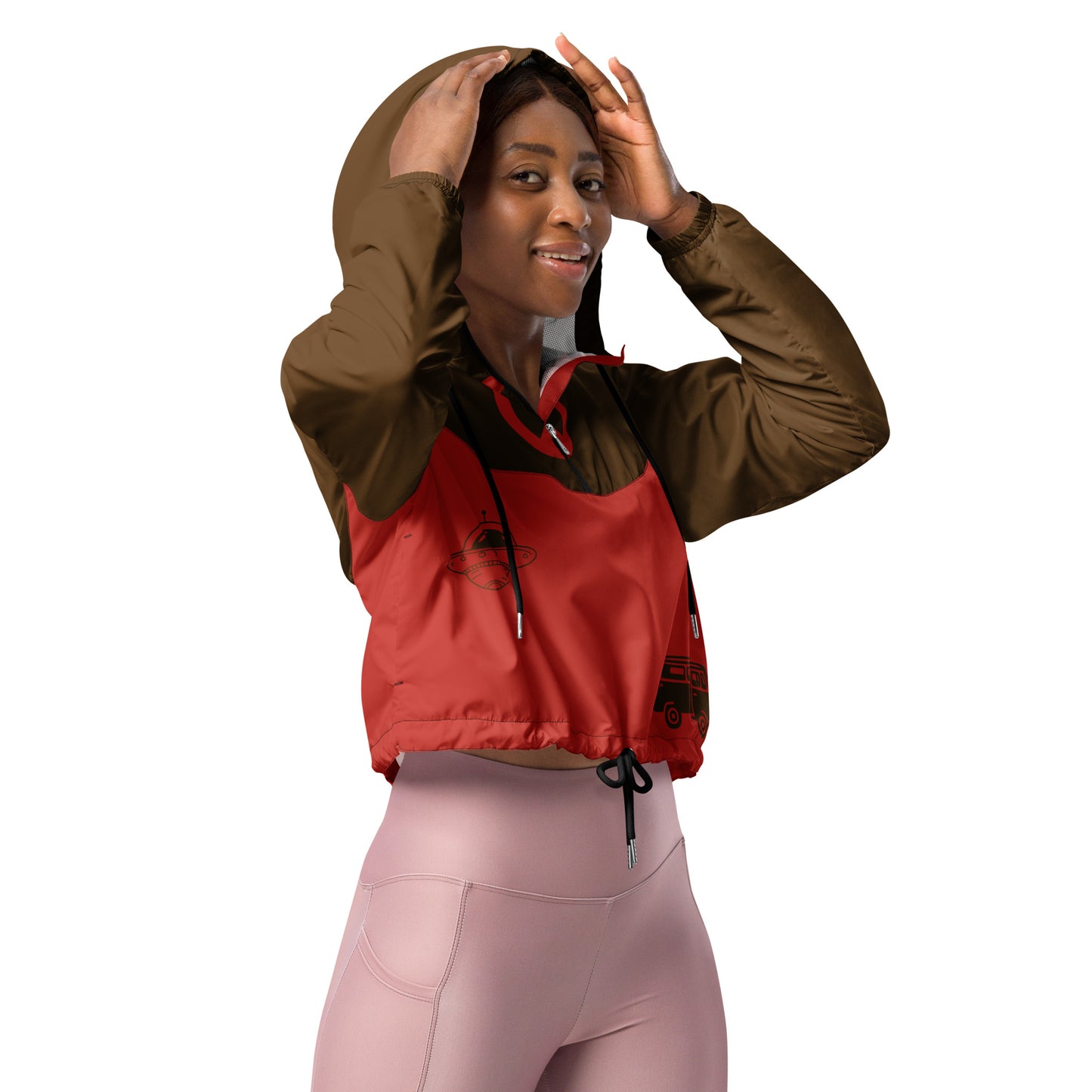 SUPA Women’s cropped windbreaker