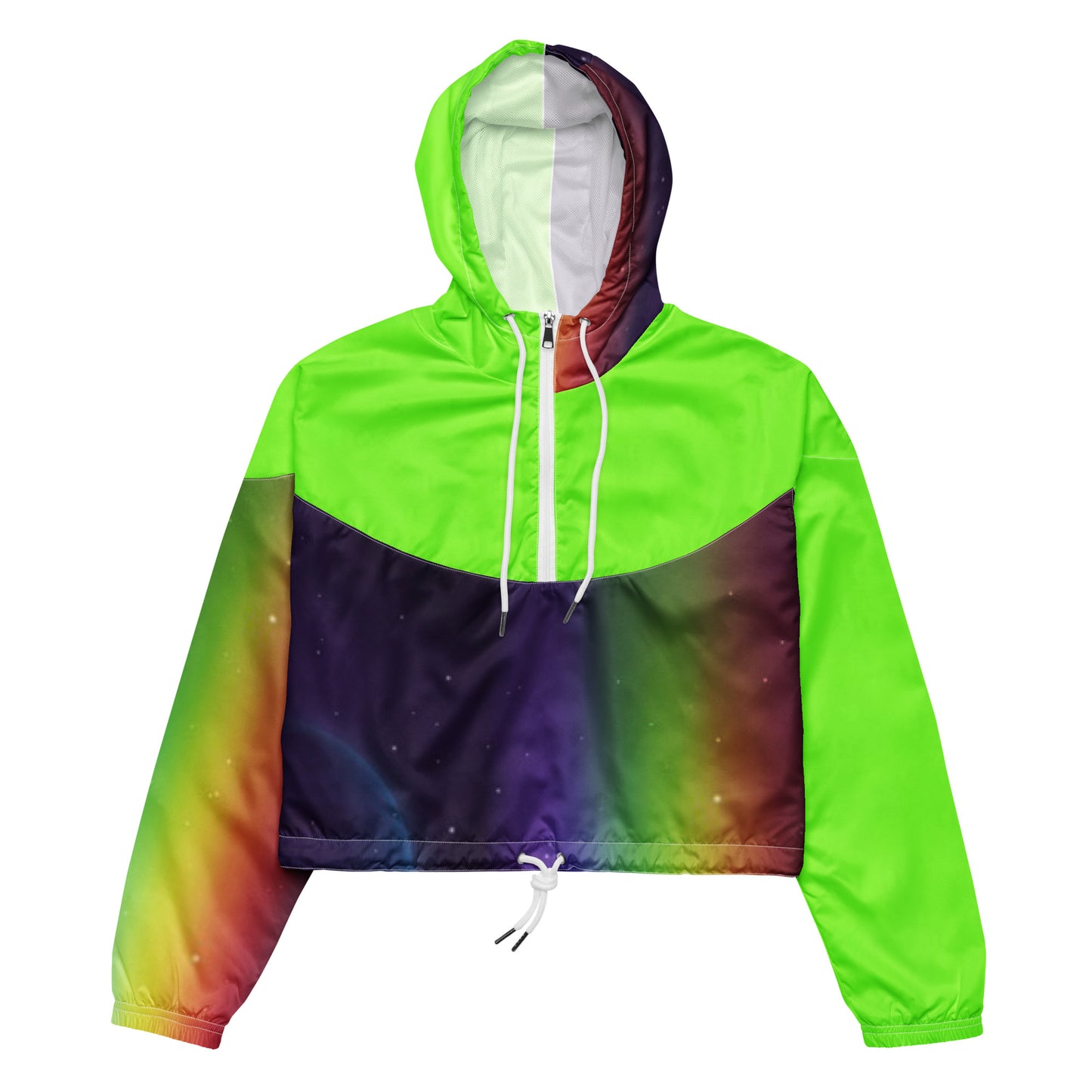 SUPA RAINBOW Women’s cropped windbreaker