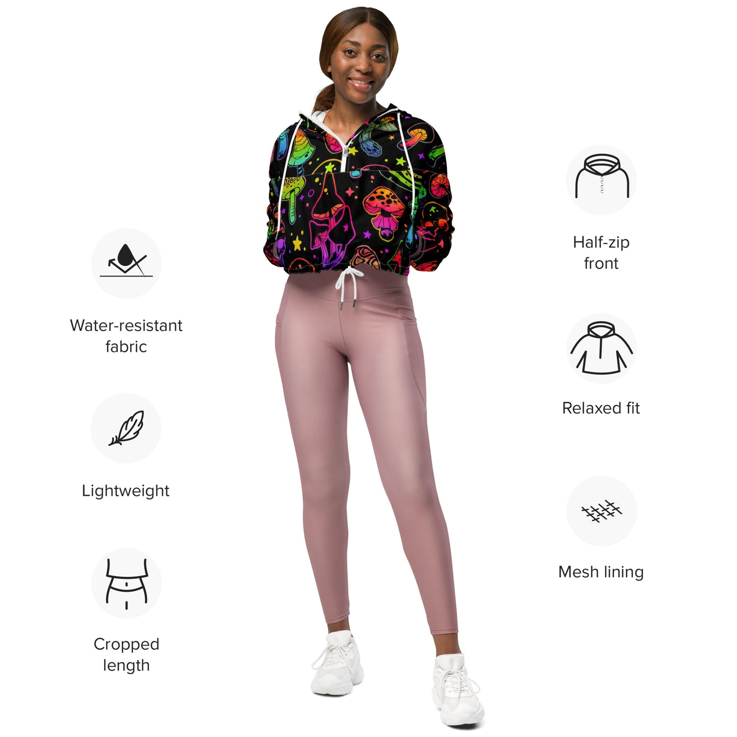 SUPA Women’s cropped windbreaker