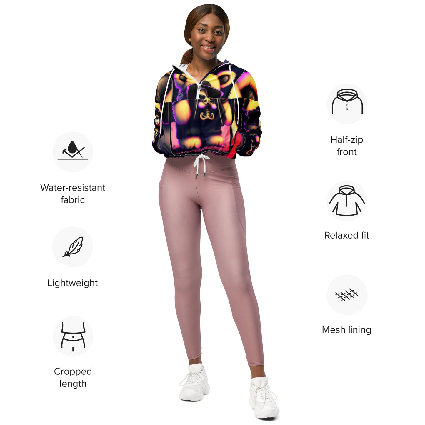 SUPA Women’s cropped windbreaker