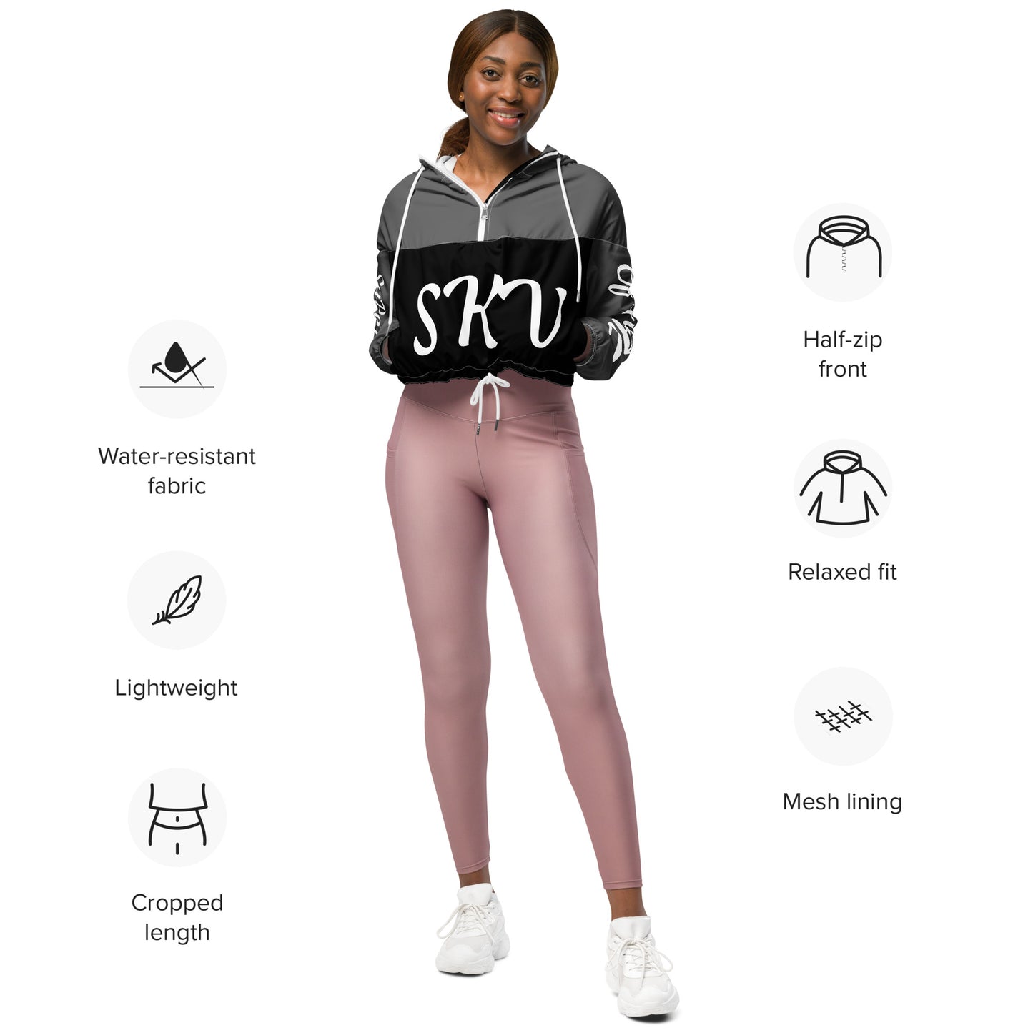 SUPA Women’s cropped windbreaker