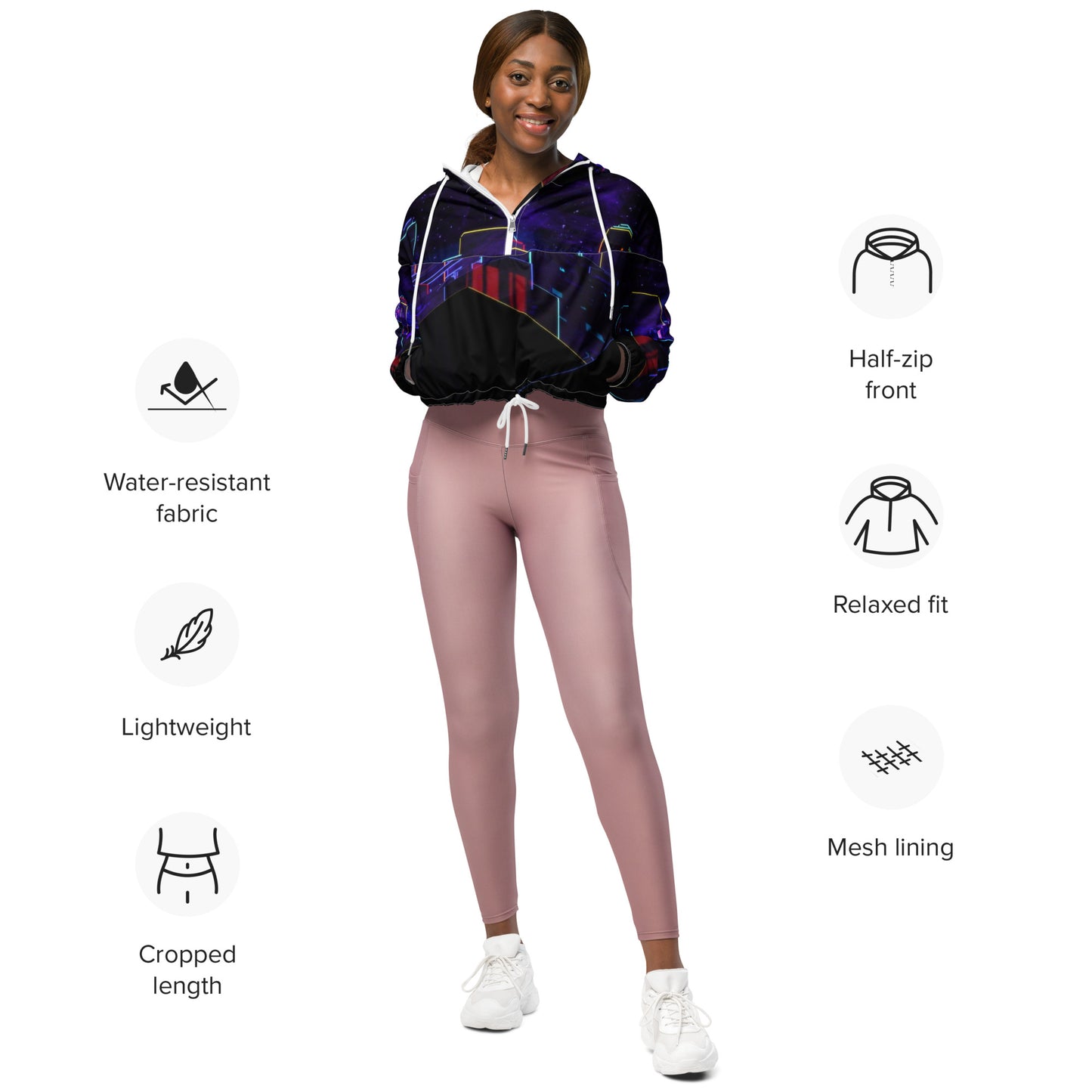 Women’s cropped windbreaker