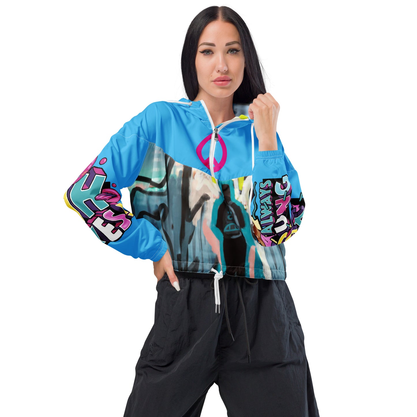 SUPA Women’s cropped windbreaker