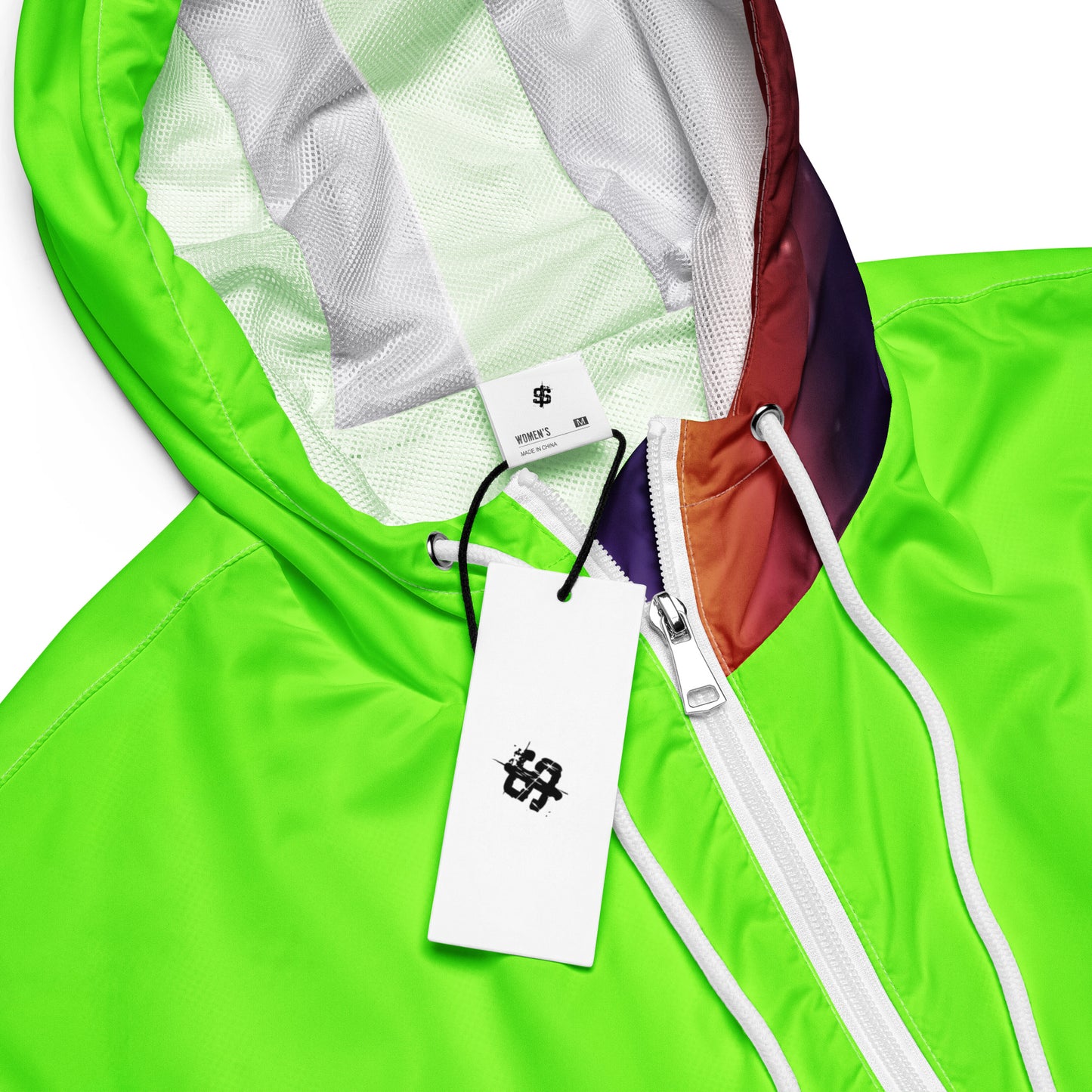 SUPA RAINBOW Women’s cropped windbreaker