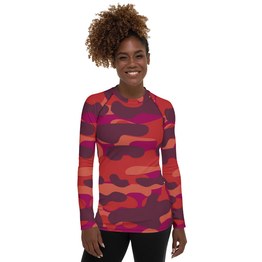 SUPA CAMOUFLAGE Women's Rash Guard