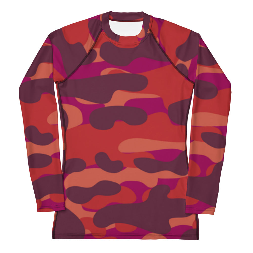 SUPA CAMOUFLAGE Women's Rash Guard