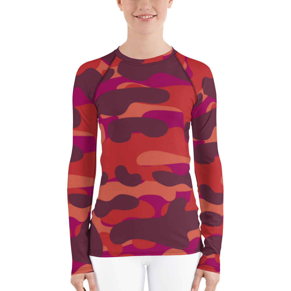 SUPA CAMOUFLAGE Women's Rash Guard